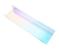 SHINEOFI Mensola da Parete in Acrilico Trasparente, Multilivello, | Effetto Iridescente e Accenti Colorati, Montaggio Leggero a Parete, per Bottiglie Skincare e Piccoli Oggetti