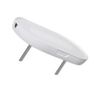 SHINEOFI Mensola Porta Prese Elettriche Parete Senza Foratura Organizer Per Router e Telecamera Supporto in Plastica Bianca Scaffale Portaoggetti Gestione Cavi Per Ufficio e Camera Da Letto