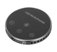 SHINEOFI Microfono Omnidirezionale Usb Per Computer Microfono Da Tavolo Compatto Per Riunioni Online Giochi e Registrazione Audio