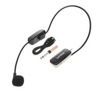 SHINEOFI Microfono Wireless Piccolo e Durevole Auricolare Integrato Per Guida Turistica, Leggero e Pratico Da Indossare Per Uso Quotidiano, Design Compatto e Resistente Nero