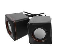 SHINEOFI Mini Altoparlante in ABS per Computer Portatile USB Cassa Amplificata Trasmissione Audio Stabile Compatibile per Laptop e Tablet Uso Ufficio e Casa