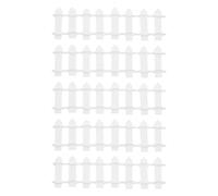 SHINEOFI Mini Recinzione Fai da Te 10 Pezzi Bianca in Resina per Micro Paesaggi, Decorazioni Giardino per Piante Grasse, Set Ornamenti Sicuri e Lavabili per Ragazzo Ragazza, Accessori