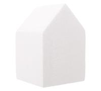SHINEOFI Modello Casa in Schiuma Bianca per Progetti Creativi DIY, Superficie Liscia per Pittura, Asciugatura Rapida, Leggero e Principianti