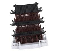 SHINEOFI Modello Miniatura Padiglione Antico Decorazione Architettonica per Acquari Zen e Scrivania Resistente e Dettagliato