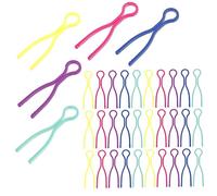 SHINEOFI Morsetti per Bobine da Cucito Accessori per Organizzare Filo da Cucito 50 Pezzi in Plastica Facili da Usare Clip Porta Rocchetto Resistenti e Anti Caduta Colore Casuale