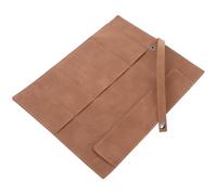 SHINEOFI Organizer per Cinturini Orologio Roll-up in PU, Borsa Compatta | Chiusura Sicura, Scomparti Multipli, Finitura Opaca Morbida, per Viaggi di Lavoro e Sport, Colore Caffè