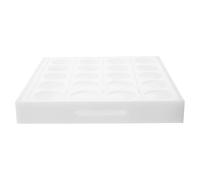SHINEOFI Organizzatore Medicinali 20 Scomparti Circolari Individuali Bianco in Rete, Previene e Ottimizza la Somministrazione in Ospedali e Assistenza Domiciliare