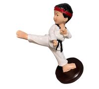 SHINEOFI Ornamento e Accessori Karate in Resina per Ragazzi Taekwondo e Design Resistente Decorazione Elegante Fondo Piatto per Mensole