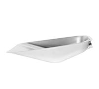 SHINEOFI Pala da Neve in Acciaio Inox, Pala per Cereali Multiuso, Argento, Leggera e Facile da Pulire, per Rimozione Neve All'aperto e Uso Agricolo