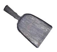 SHINEOFI Pala in Acciaio per Cenere della Stufa Pala per Carbone Fatta a Mano Strumento Compatto per Barbecue e Uso Domestico