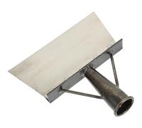 SHINEOFI Pala per Pulizia Multiuso in Metallo per Sterco di Pollame, Pala Agricola Piccola Manico Comodo per Giardinaggio e Fattoria, Attrezzo per Pulizia di Escrementi Animali e Angoli