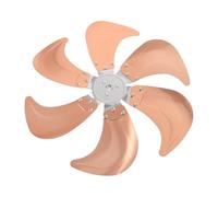 SHINEOFI Pala Ventilatore in Lega di Alluminio Colore Bronzo 6 Lame, Funzionamento Silenzioso e Manutenzione Facile per Ambienti Industriali e Negozi