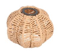 SHINEOFI Paralume a forma zucca paralume decorativo boho copertura in tessuto paralumi a sospensione copertura plafoniera Carta Beige