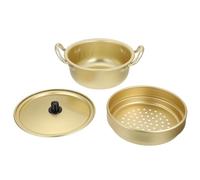 SHINEOFI Pentola a Vapore Multifunzionale in Alluminio 18 Cm, Pentola da Cucina per Zuppe e Cottura a Vapore, Utensile Casa Pratico per Cucina Quotidiana e Feste