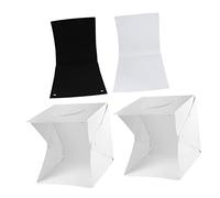 SHINEOFI Photo Light Box Portatile con Sfondi Colorati per Fotografia Professionale Softbox Compatto per Effetti Illuminazione Ottimali