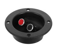 SHINEOFI Piastra Terminale per Subwoofer Auto Doppio Morsetto Nero | Connessione a Molla, Identificazione Polarità, per Cavi Altoparlanti e Amplificatori Auto, Installazione Colore Casuale