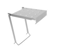 SHINEOFI Piccola Piattaforma Pieghevole in Ferro Per Scala a Pioli, Porta Vernice e Vassoio Integrato, Piattaforma Di Lavoro Regolabile Per Professionisti e Tecnici