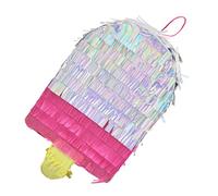 SHINEOFI Pignatta di Carta a Forma di Gelato Decorativa per Feste di Compleanno e Eventi Estivi, Ciondolo da Festa Leggero per Decorazioni da Appendere e Gioco Divertente per Riunioni