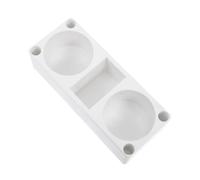 SHINEOFI Portabottiglie da Tavolo per ABS Multi Foro Laboratorio | Base Antiscivolo Rialzata, Alloggiamenti Sagomati, Accesso Ordinato, per Flaconi e Forniture Cliniche