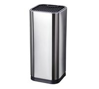 SHINEOFI Portacoltelli in Acciaio Inox 1 Pezzo Ceppo per Coltelli da Cucina Resistente e Facile da Pulire Supporto Organizer per Utensili Domestici Ristoranti e Hotel