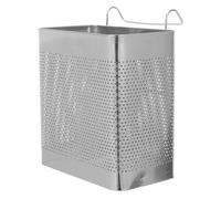 SHINEOFI Portautensili da Parete in Acciaio Inossidabile Argento con Metodo di Drenaggio Efficiente e Struttura a Rete Fitta, Salvaspazio per Forchette e Piccole in Cucina Contemporanea