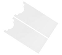 SHINEOFI Protezione Angolari Trasparente per Mobili 2 Pezzi Cuscinetti Ammortizzanti Ignifughi per Gambe di Sedie e Tavoli Paracolpi per Pareti per Uso Domestico e Sicurezza