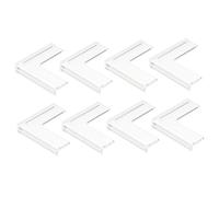 SHINEOFI Protezione Paraspigoli Finestre in Silicone 8 Pezzi per Sicurezza Ragazzo Ragazza Installazione Semplice e Fissaggio Stabile per Angoli di Tavoli e Finestre