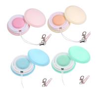SHINEOFI Pulitore e Macarons 4 Pezzi per Schermo Smartphone Colore in Silicone e Pp con Cordino e Fibbia, Rimuove Olio e Macarons Colore per Tablet