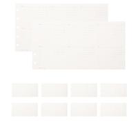 SHINEOFI Ricariche per Planner 2026 Non Datate M5, Inserti Settimanali e Mensili Perforati Pieghevoli a Tre Ante, Carta Compatibile per Raccoglitori ad Anelli, Organizzazione Flessibile