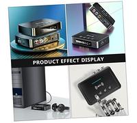 SHINEOFI Ricevitore Professionale Wireless Adattatore Per Audio Tv Ricevitore Audio Wireless Ricevitore Audio Convertitore Audio Nero Fire PC