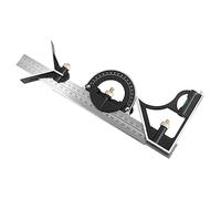 SHINEOFI Righello Angolare Quadrato in Acciaio Inossidabile Strumento 3 in 1 Per La Lavorazione Del Legno Scale Metriche Facile Lettura E Calibrazione