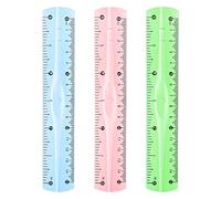 SHINEOFI Righello Di Plastica Da 12 Pezzi Righelli Trasparenti Da 6 7 Pollici Righello Piatto Dritto Pieghevole E Infrangibile Per Casa Scuola Aula Ufficio Per Bambini E Adulti