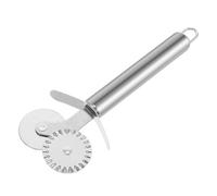 SHINEOFI Rotella Tagliapizza Doppia in Acciaio Taglierina Professionale per Pizza e Dolci Rotante Antiscivolo Utile per Pizzerie Ristoranti e Uso Domestico