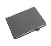 SHINEOFI Rubrica Telefonica con Linguette Alfabetiche Az Tascabile A6 Grigia, Quaderno Indirizzi con Divisori per Casa, Ufficio e Scuola, 128 Pagine Resistente con Copertina Protettiva