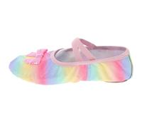 SHINEOFI Scarpe da Ballo Bambina Ballerine Pratica Split Sole, Morbide | Pelle Artificiale e Tessuto, Stile Carino Iridescente, Taglia 25, Danza Pratica e Varie Forme