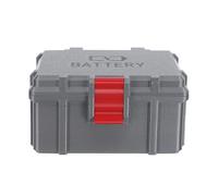 SHINEOFI Scatola Porta Batterie Aa in Petg con 30 Scomparti Separati, Protezione da Cortocircuiti e Design Portatile per Viaggi e Ufficio