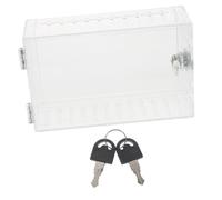 SHINEOFI Scatola Protezione Termostato Trasparente con Serratura Custodia Antimanomissione per Termostati da Parete Copertura e Compatibile con Display Visibile