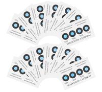 SHINEOFI Scheda Indicatrice di Umidità 10%-40% 100 Pezzi Monitoraggio Preciso e Sensibile per Controllo Umidità in Magazzini Musei e Laboratori Pacchetto di Bilanciamento per Protezione