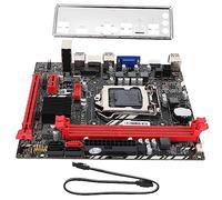 SHINEOFI Scheda Madre Per Computer Dual Matx Accessorio Desktop Porte Usb e Design Condensatore Solido Per Buona Dissipazione Del Calore