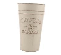 SHINEOFI Secchiello per Fiori in Ferro Vintage Vaso Rustico in Metallo Alto Contenitore Floreale Decorativo per Esposizione di Fiori Adatto per Interni ed Esterni per Matrimoni in Fattoria