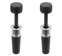 SHINEOFI Set 2 Pezzi Tappo per Bottiglia e Pompa a Vuoto in Silicone per Vino Tappo Professionale per Conservazione e Sigillatura di Bottiglie Adatto per Vino Birra e Bevande