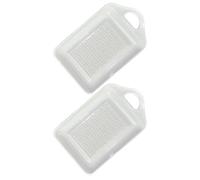 SHINEOFI Set 2 Pezzi Trita Aglio in Ceramica Bianca, Schiacciapatate Manuale Multifunzione per Cucina, Utensili per Macinare Aglio e Spezie, Facile da Pulire e Lavabile in Lavastoviglie,