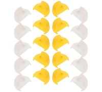 SHINEOFI Set 20 Pezzi Righelli per Cuciture 3Mm/4Mm in Plastica Resistente Strumento Guida per Margini di Cucitura e Orli Precisi Compatibile Macchine da Cucire Accessori per Cucito