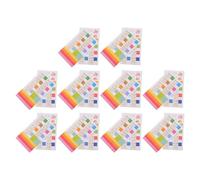 SHINEOFI Set da 10 Adesivi Calendario Mensile 2026 Autoadesivi, Schede Indice Colorate per Planner e Diario, Etichette Segnalibri Resistenti per Organizzazione Ufficio e Scuola