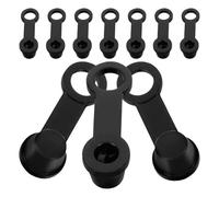 SHINEOFI Set da 10 Tappi di Spurgo Freni in Gomma 8 MM per Pinze Freno Auto e Moto Accessori per Impianto Frenante Installazione Rapida Compatibili Adattatori a Vite Uso Automobilistico