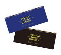 SHINEOFI Set da 2 Quaderni di Pianificazione Settimanale Spirale 2025, Notebook Portatile Resistente per Ufficio e Studio, Agenda Accademica Design Semplice per Organizzazione e Gestione