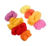 SHINEOFI Set per Infeltrimento ad Ago in Lana Multicolore 8 Pezzi, Materiale di Lana Cardata Morbida e Modellabile, Kit Fai da Te per Artigianato Creativo e Decorazioni, Adatto a Tutte