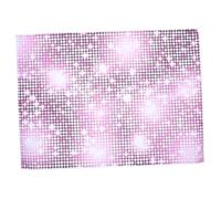 SHINEOFI Sfondo tessuto di paillettes rosse striscioni di buon natale striscioni natalizi striscione di buon natale banner di buon natale all'aperto vinile Rosy