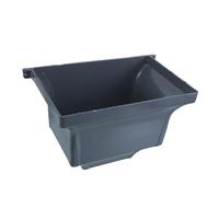 SHINEOFI Sifone per Acqua Piovana in Lega di Alluminio Forma a Curva, Portatile ed Efficiente per Sistemi di Gronda Domestici e Esterni, Design Moderno e Stile Elegante