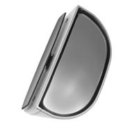 SHINEOFI Specchio Angolo Cieco Auto per Retrovisore Esterno | Ampio Campo Visivo, Trattamento Antiappannamento, Installazione Semplice, Struttura ABS e Vetro, Argento